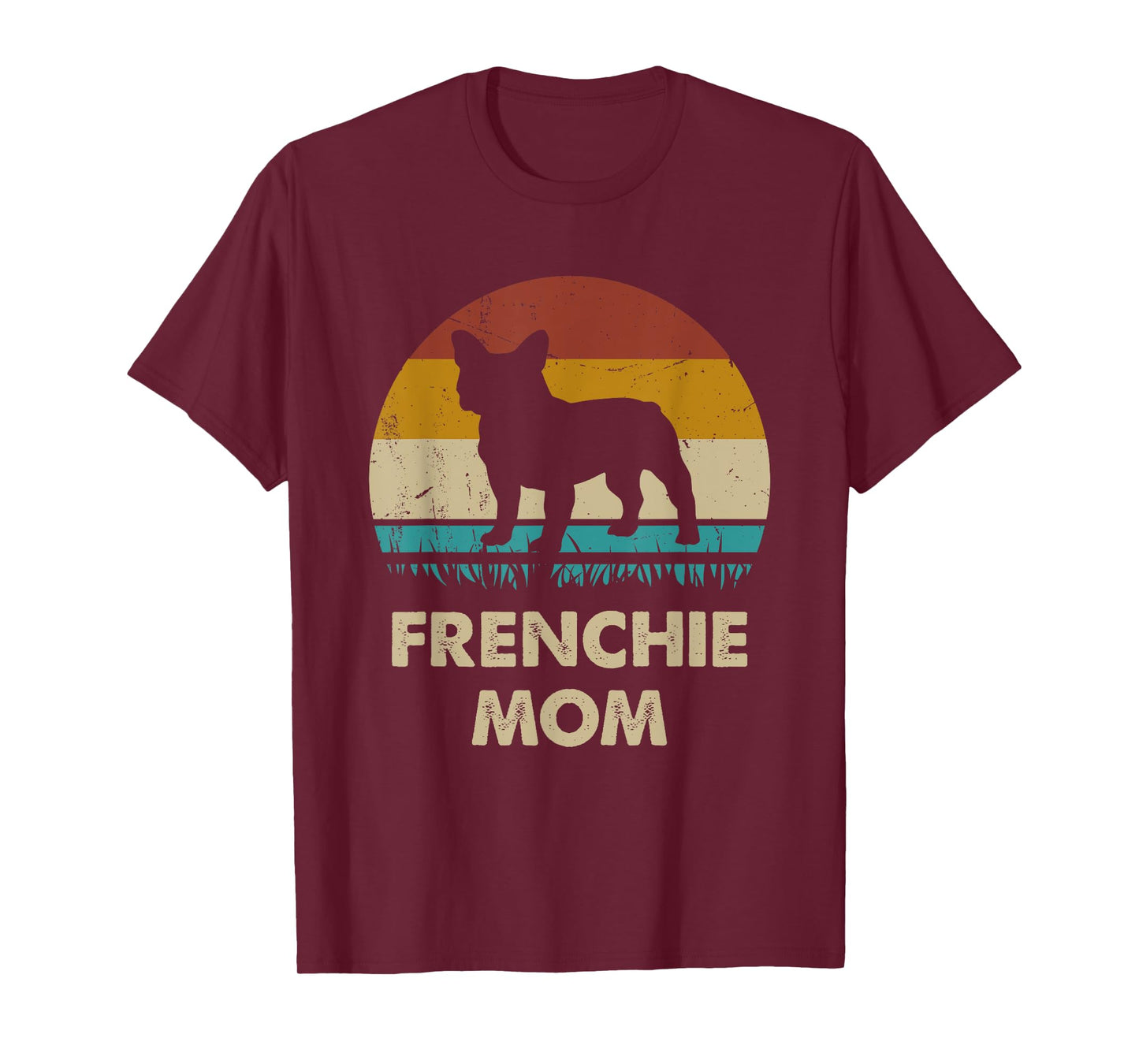 Frenchie Mom Womens Frenchie Mama Gift French bulldog mom T-Shirt