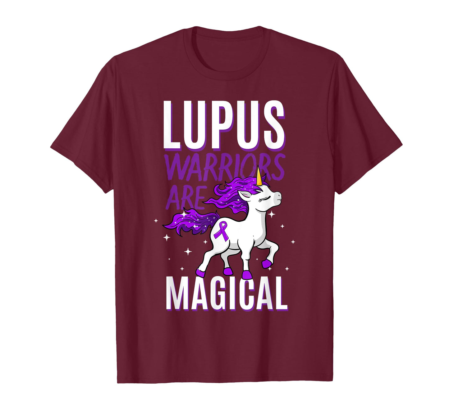 Lupus Warrior Magical Unicorn Autoimmune Disease Malar Rash T-Shirt