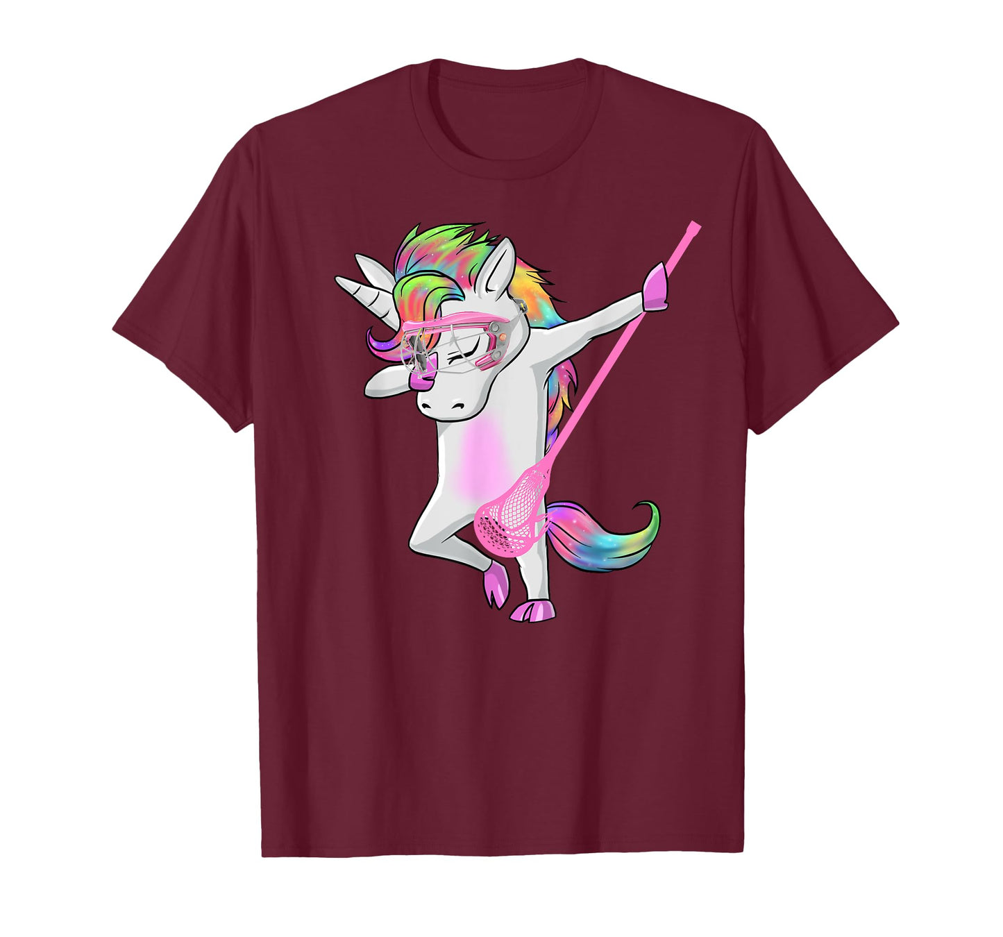 reLAX unicorn dab youth lacrosse Tees Lacrosse funny tshirt T-Shirt