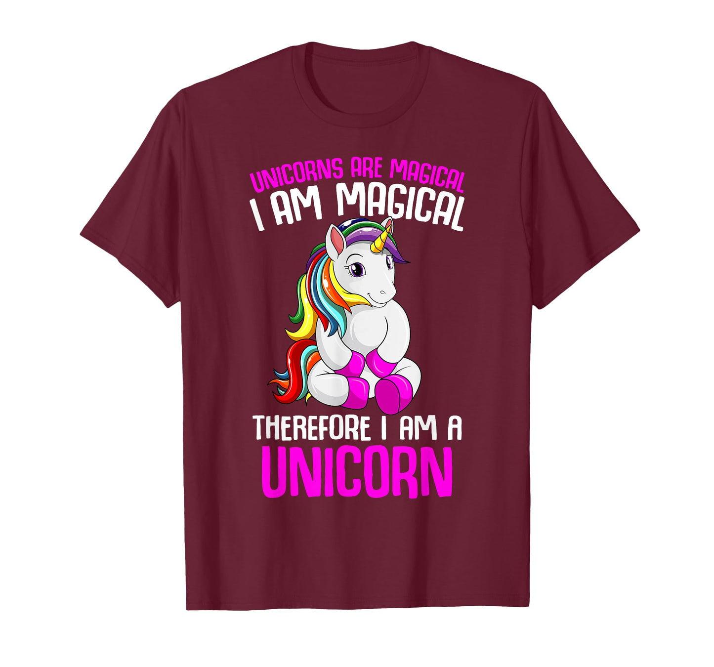 Unicorns Are Magical Unicorn Lover Kids Girls Youth Women T-Shirt