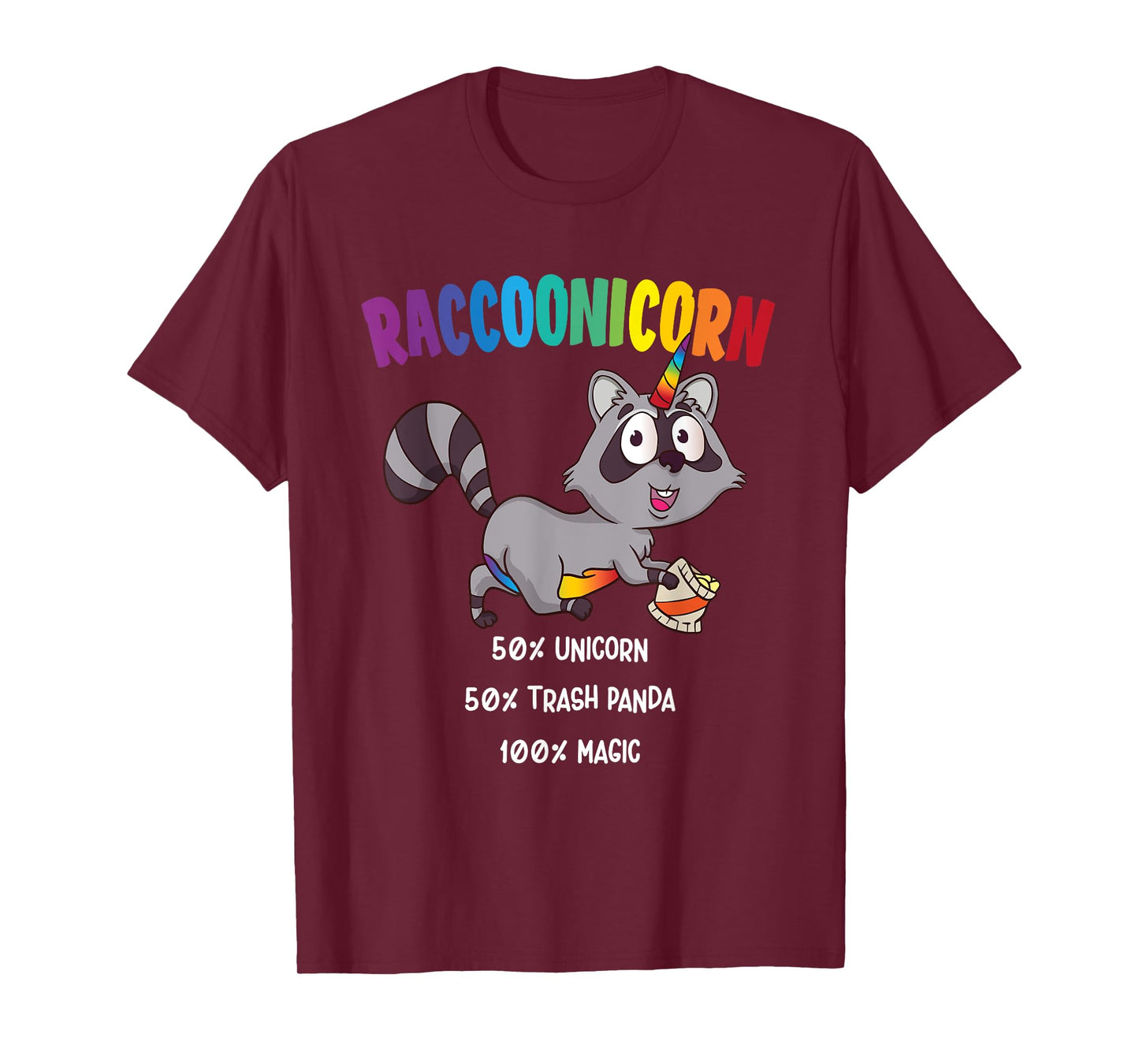 Funny Racoon Trash Panda Racoonicorn T-Shirt