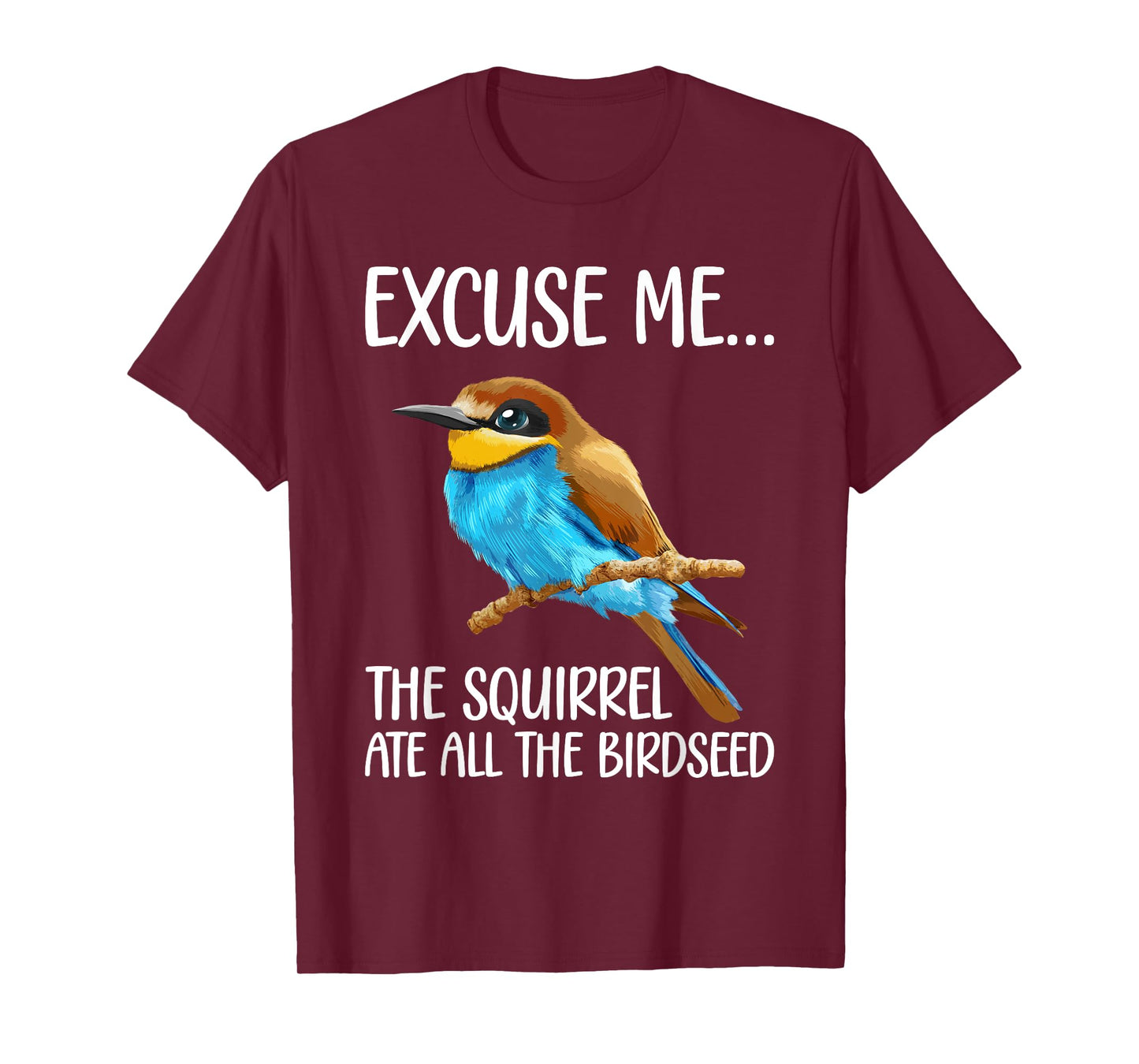 Bird Art For Men Women Kid Bird Watching Birding Birdwatcher T-Shirt
