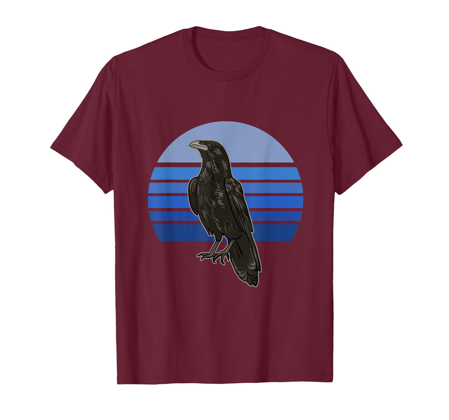 Retro Crow Bird Illustration for Crow and Raven Lovers T-Shirt
