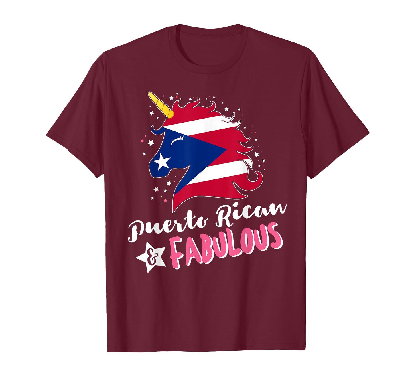 Puerto Rican Unicorn Puerto Rico Flag T-Shirt