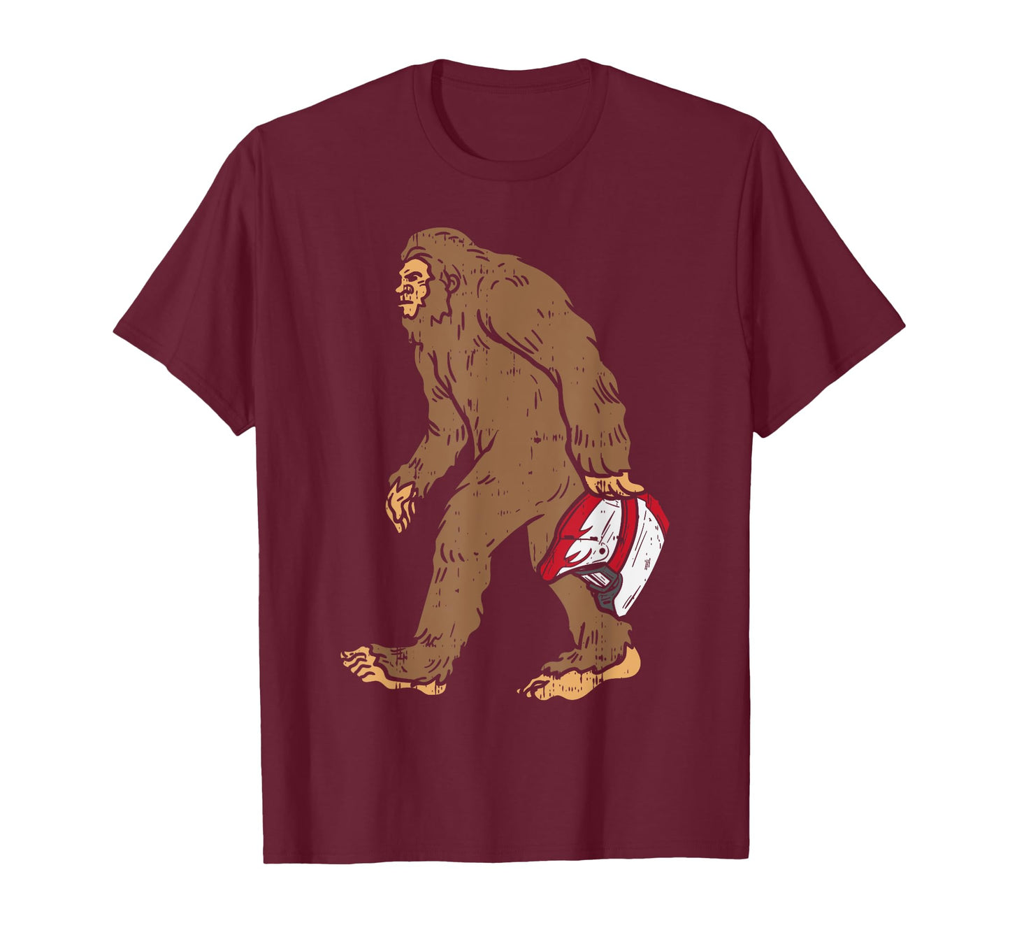 Bigfoot Sasquatch Motocross Funny Dirt Track Racing Gift T-Shirt