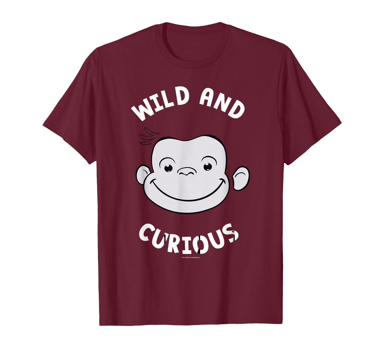 Curious George Wild and Curious Big Face T-Shirt