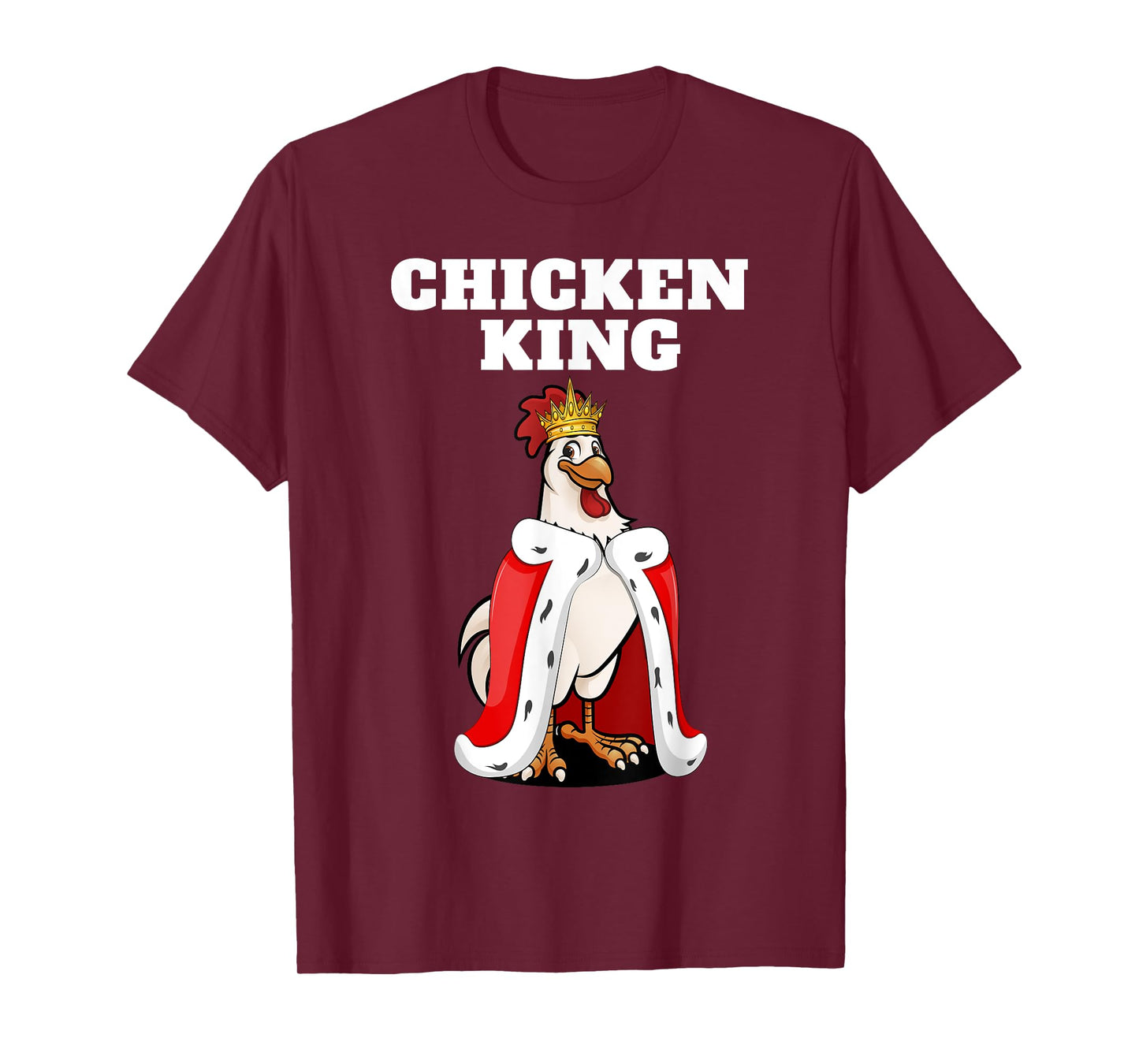 Chicken King | Mens Chicken Tshirt | Boys Chicken T-Shirt