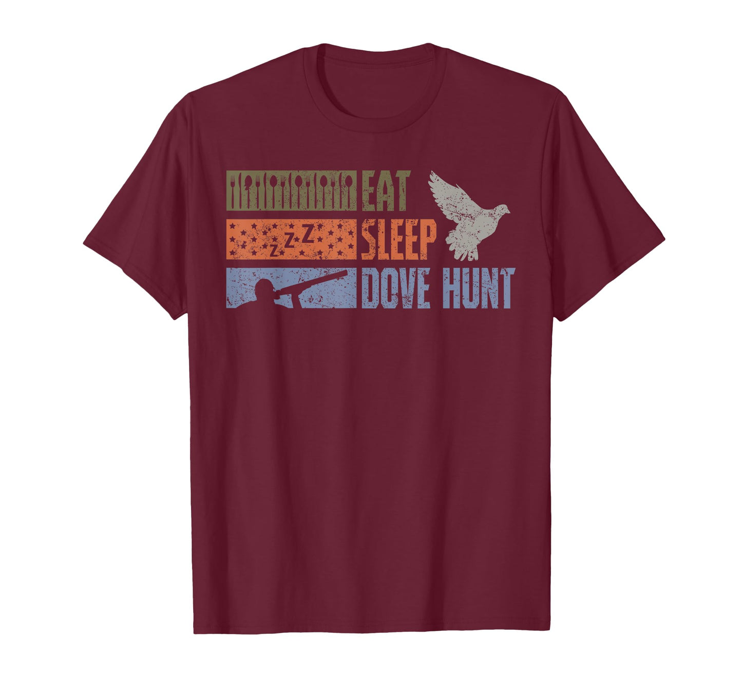 Dove Hunting Flying Bird Wing Shooting Wingshooters Hunter T-Shirt