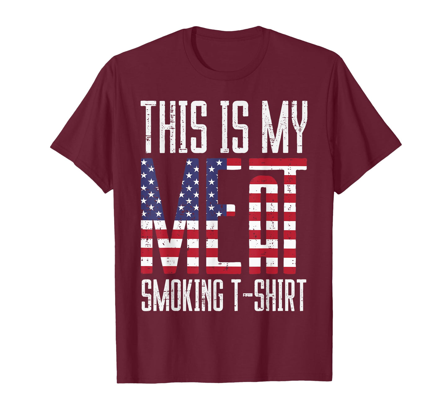 My Meat Grill Shirt US Flag Bbq Barbecue Patriot Men Women T-Shirt