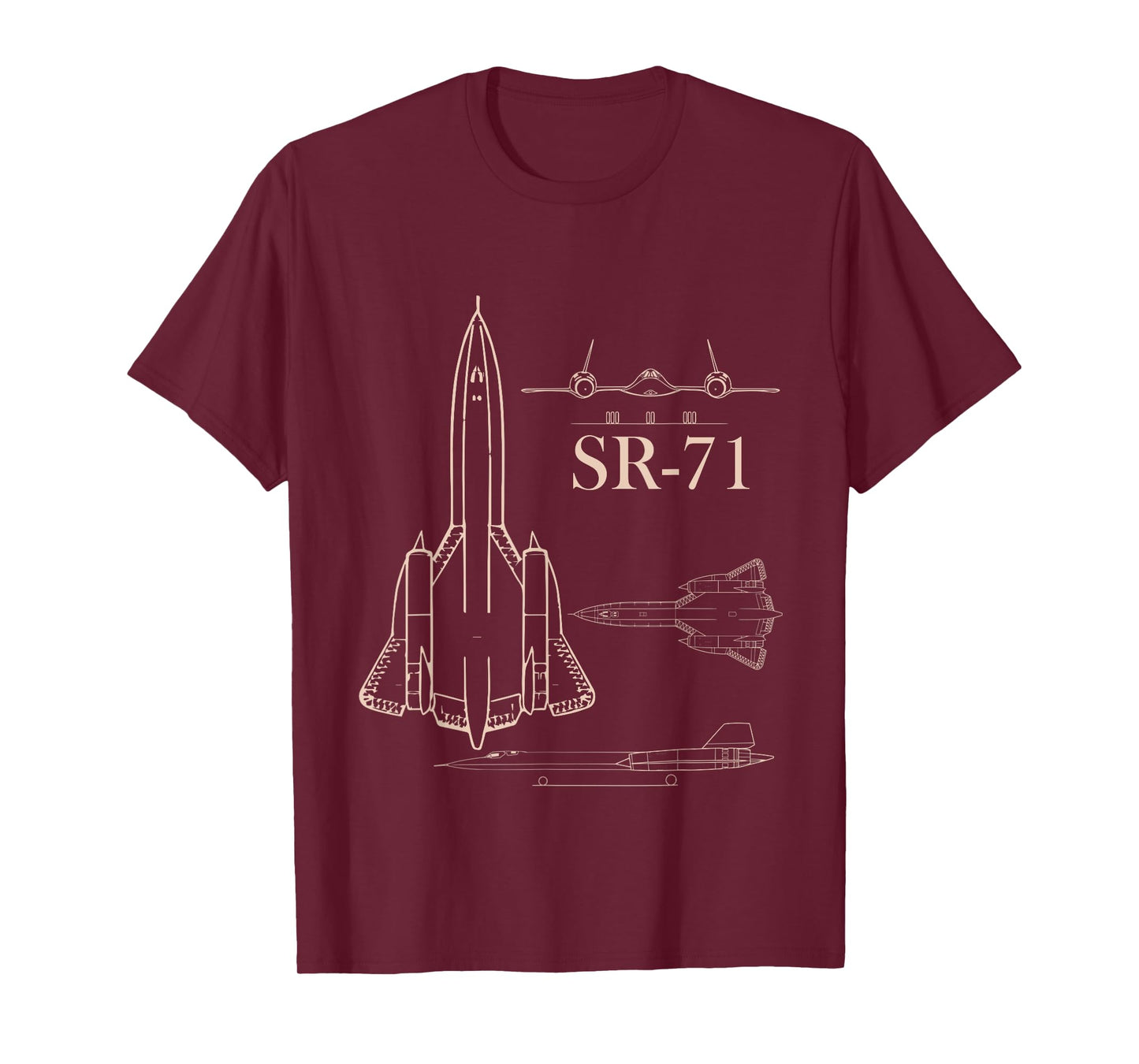 Military Jet SR-71 Blackbird Pilot Airman T-Shirt T-Shirt