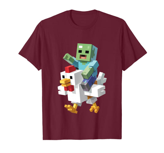 Kids Fighting Chicken Video Games Shirt Boy Kids Funny Shirts T-Shirt