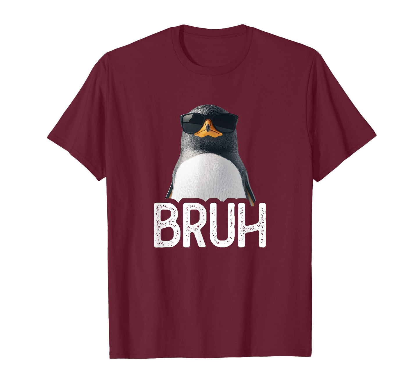 Bruh Penguin | Funny Penguin Lover | Meme Lover T-Shirt