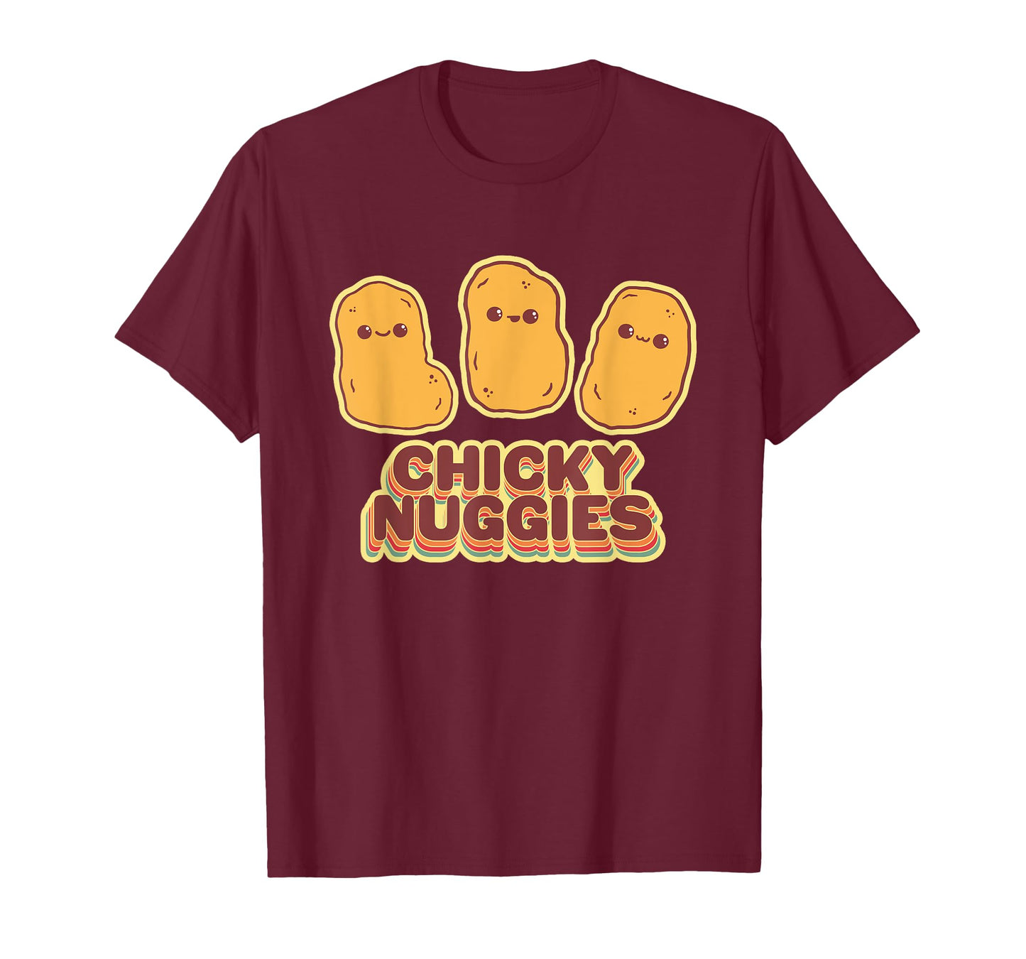 Chicky Nuggies Cute Retro Kawaii Chicken Nuggets Nuggs Meme T-Shirt