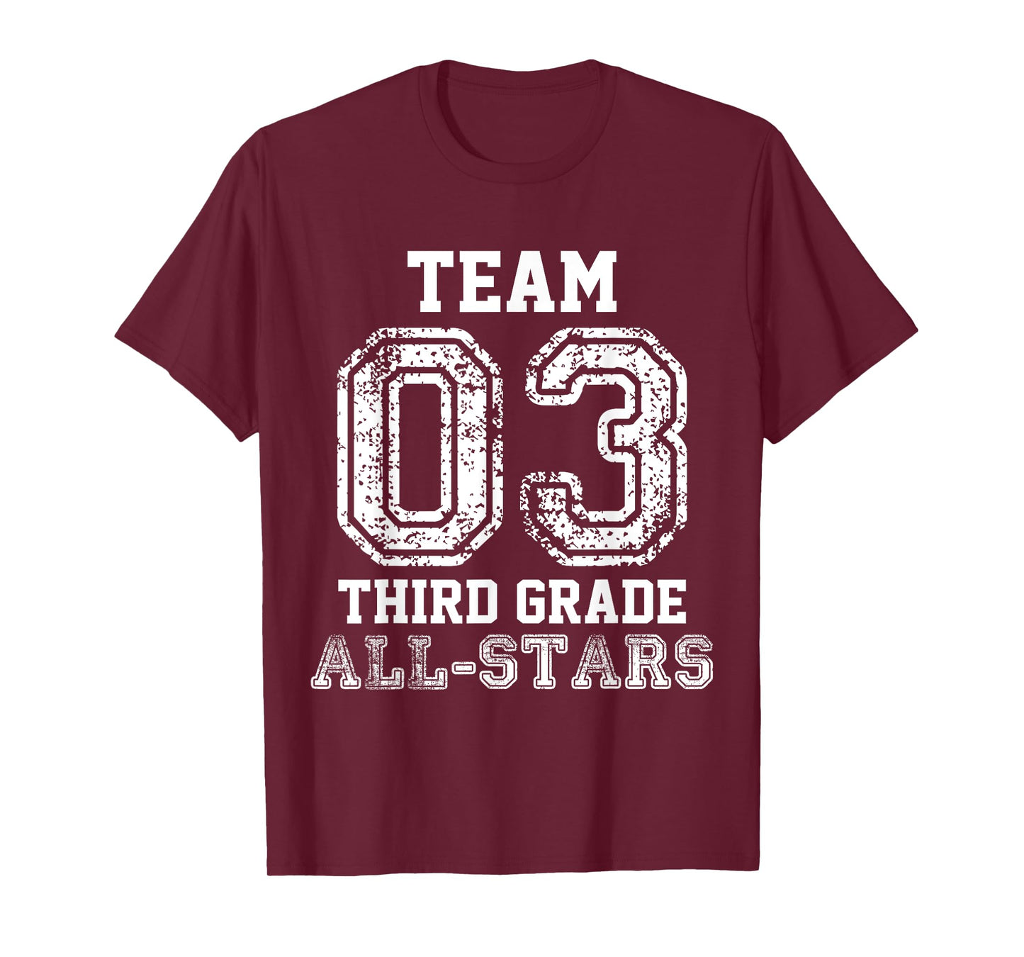 School Team 3rd Grade All-Stars Sports Jersey T-Shirt