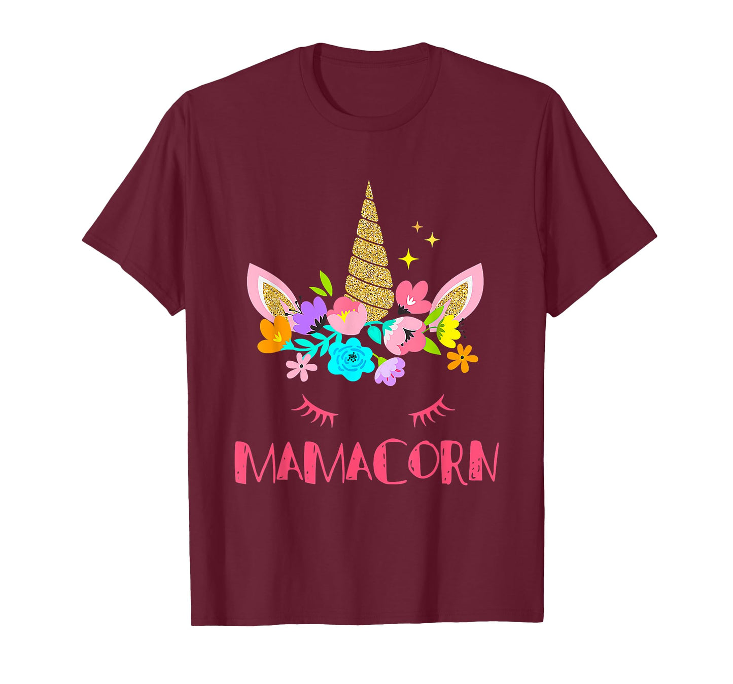 Funny Mamacorn Unicorn Costume Mom Mother's Day T-Shirt