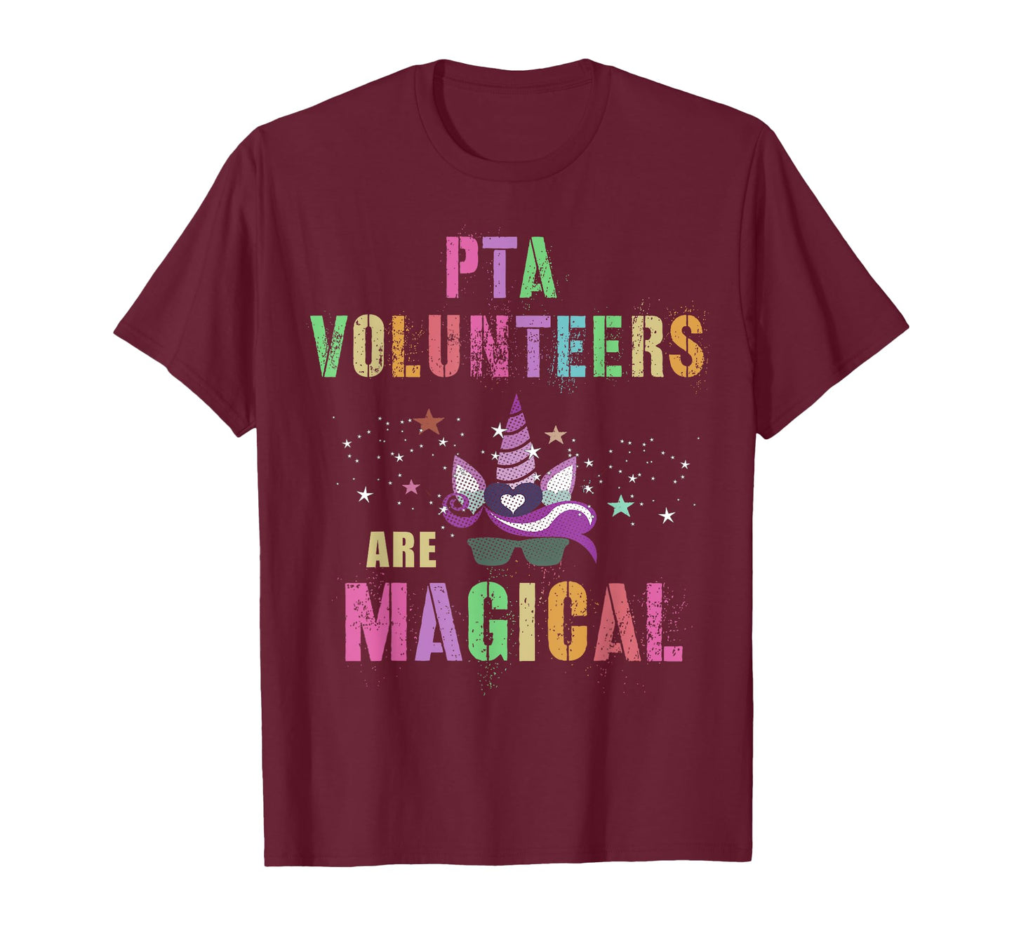 Funny PTA VOLUNTEERS ARE MAGICAL I'm Unicorn School Squad T-Shirt