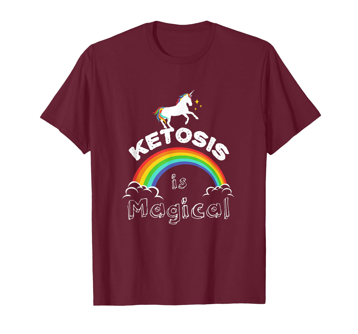 Keto T Shirt "Ketosis is Magical" Unicorn shirts Men Women T-Shirt