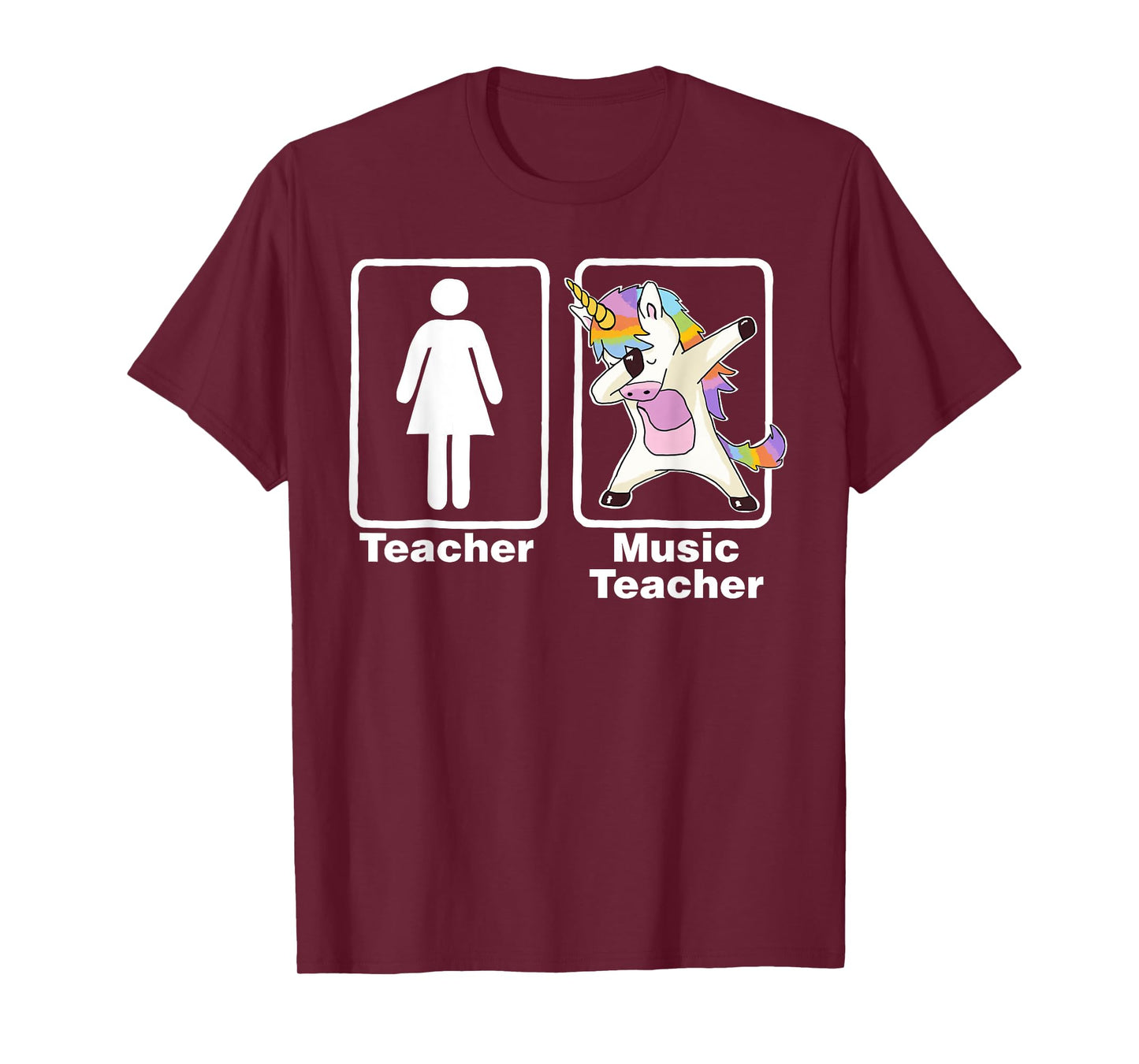 Funny Unicorn Music Teacher T-shirt Music Teacher Gifts T-Shirt for Men Women Girls Kids