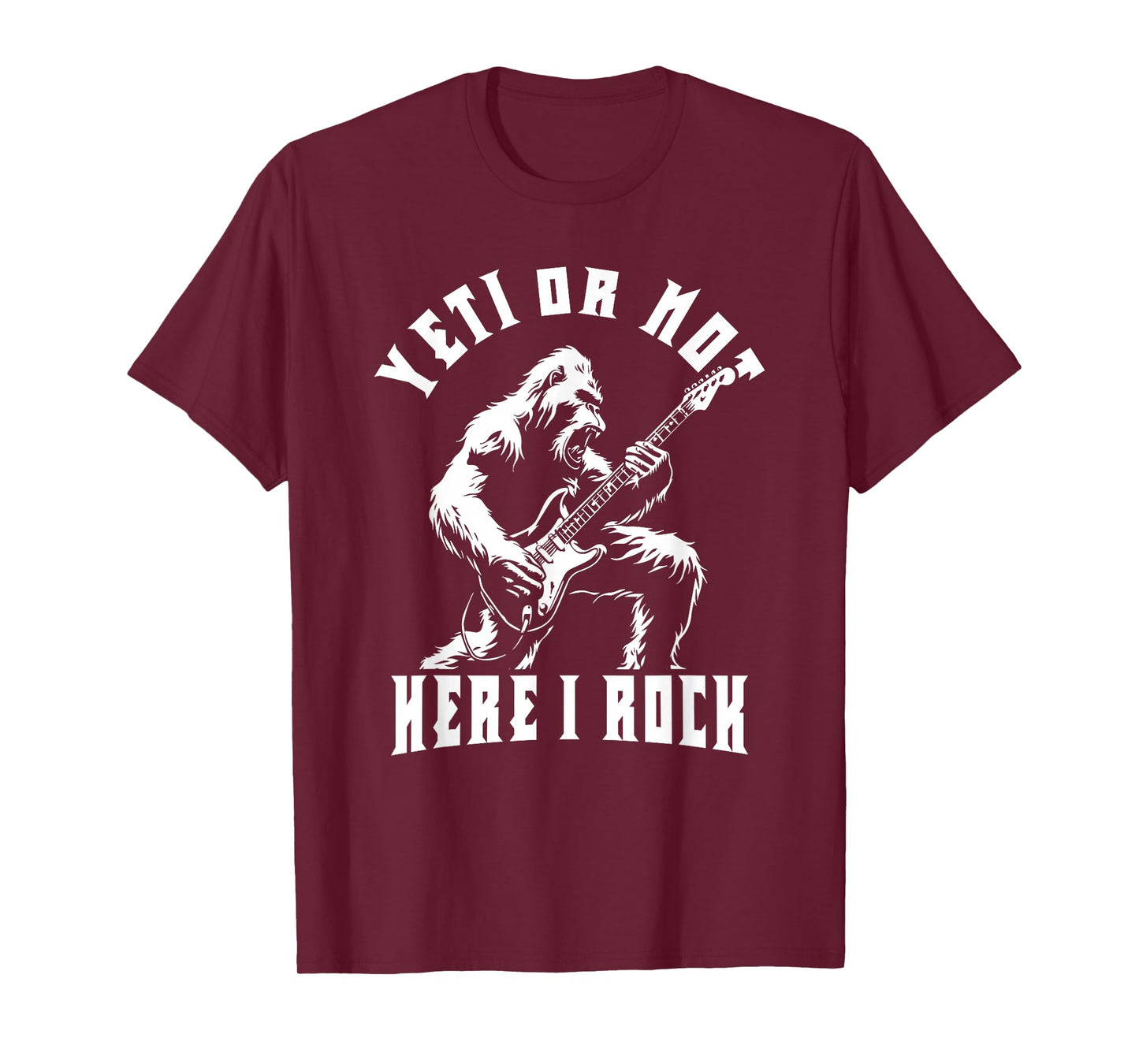 Funny Rock And Roll Bigfoot T-Shirt