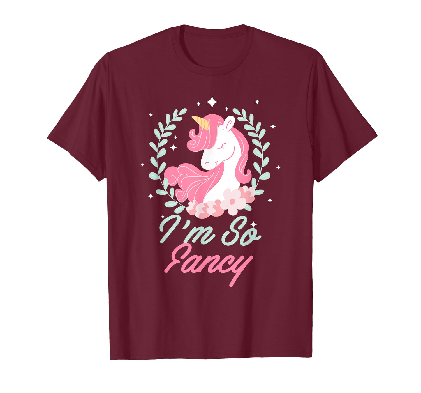 I'm So Fancy Rainbow Unicorn Squad Novelty T-Shirt T-Shirt
