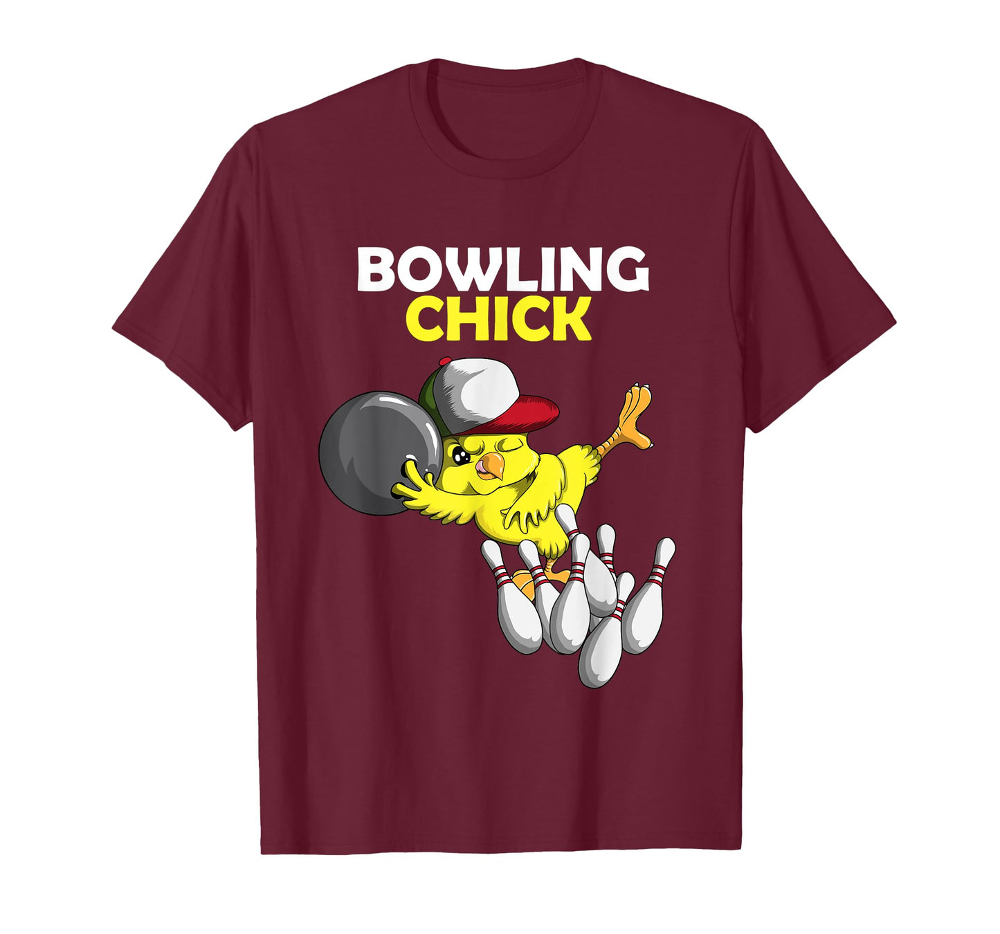 Bowling Chick Chicken Chicken Chicks Chicken Bowlt Sport T-Shirt