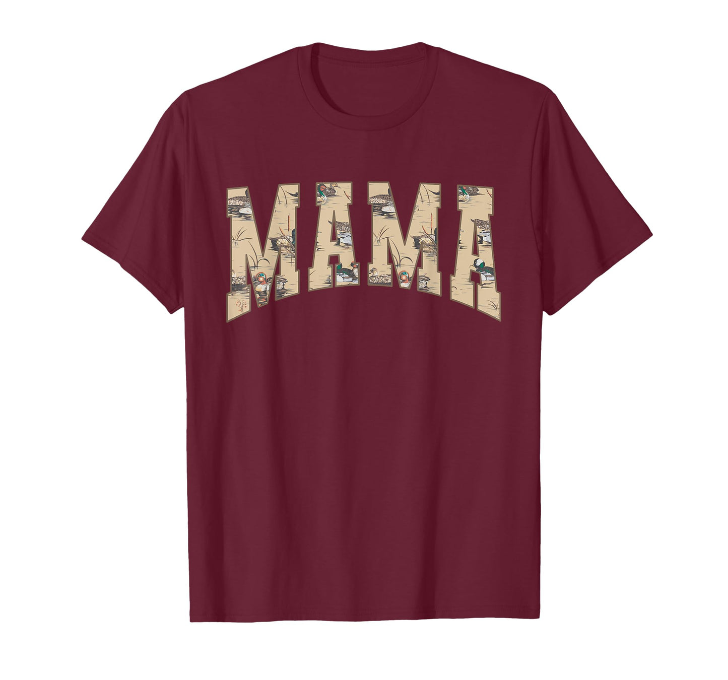 Hunting Mama Duck Camouflage Camo Waterfowl Duck Camo Women T-Shirt