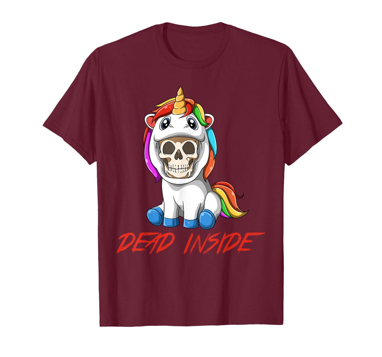 Dead Inside - Sarcastic Unicorn Parody Gift T-Shirt