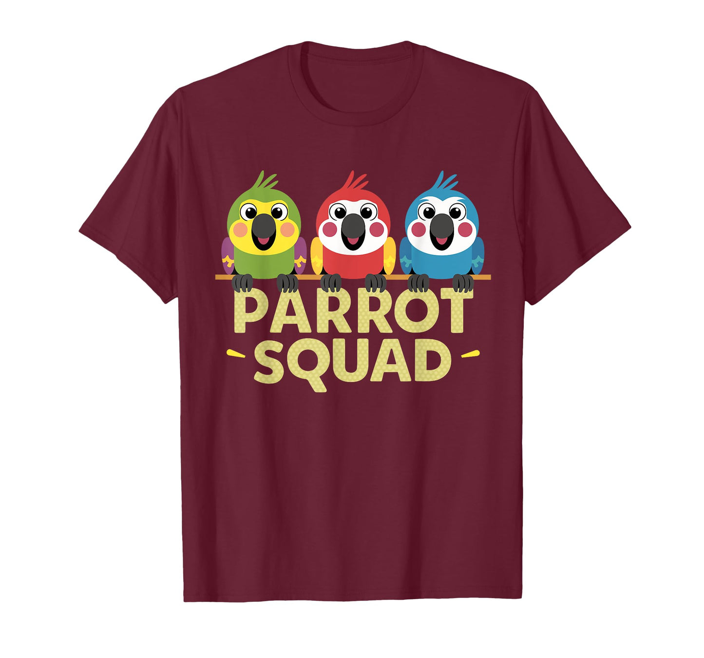 Parrot Squad Tshirt for Parrot Lover Shirt | Kids Parrot T-Shirt