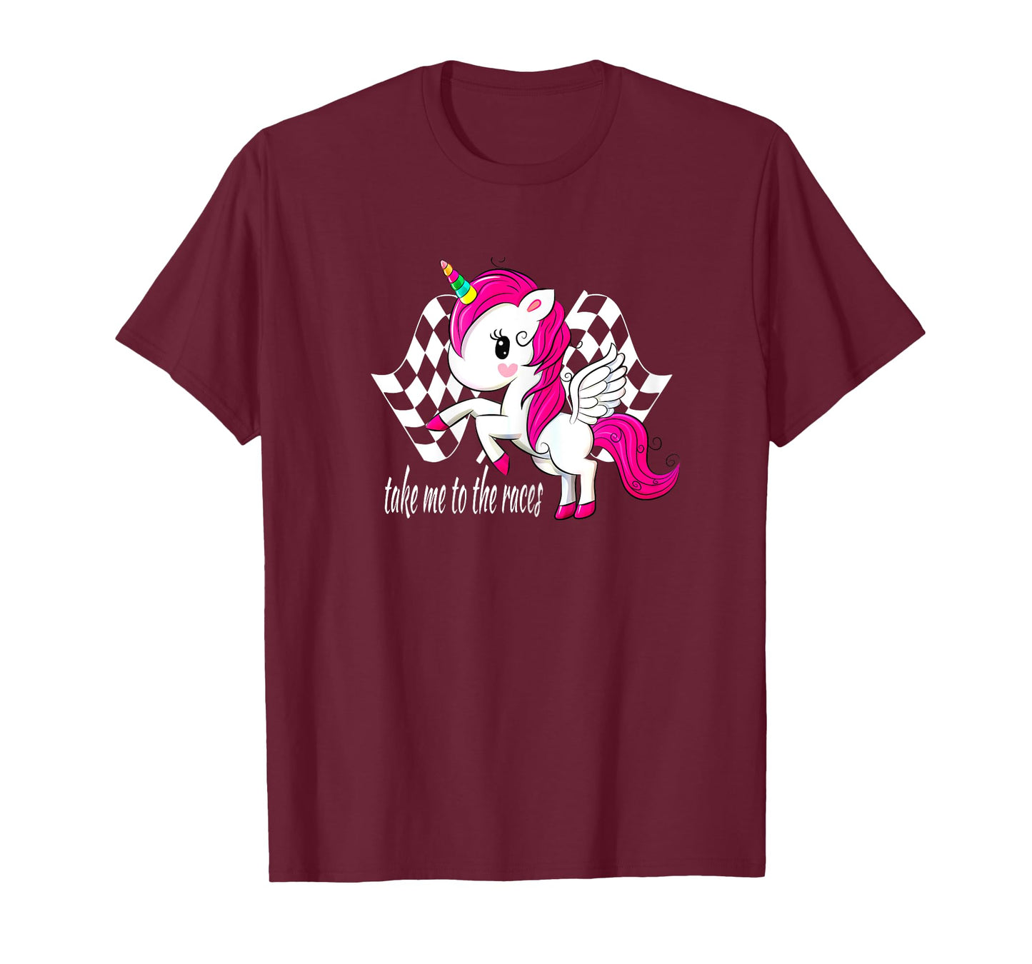 Dirt Track Racing Shirt Take Me To The Races Checkered Flag T-Shirt