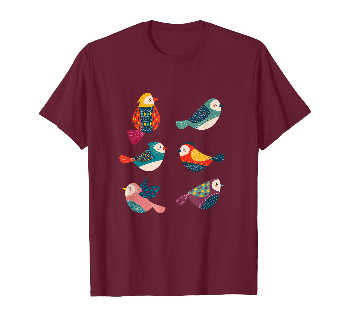 Retro Birds Bird Watching Bird Keeping Bird Lovers T-Shirt