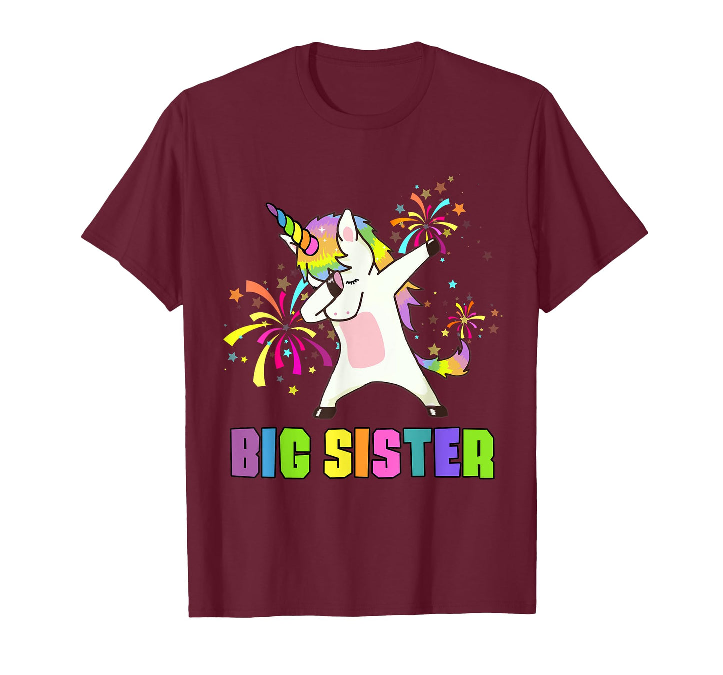 Big Sister Unicorn Dab Dance T-Shirt