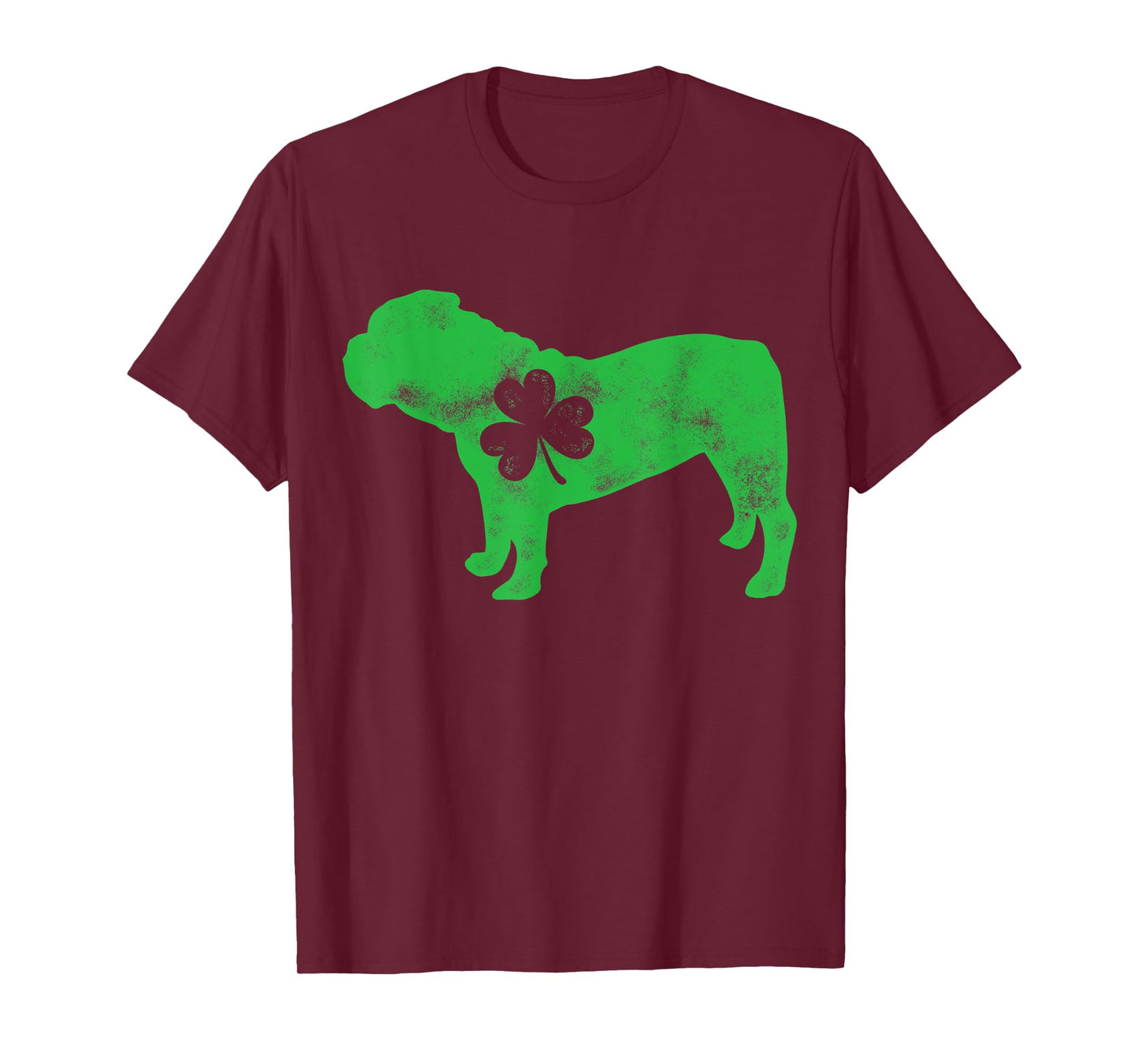 English Bulldog St Patricks Day Men Women Shamrock Dog Lover T-Shirt