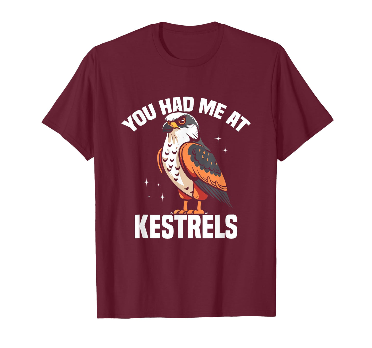 Kestrel Owner Birder Stuffed Animal Bird Food Kestrel T-Shirt