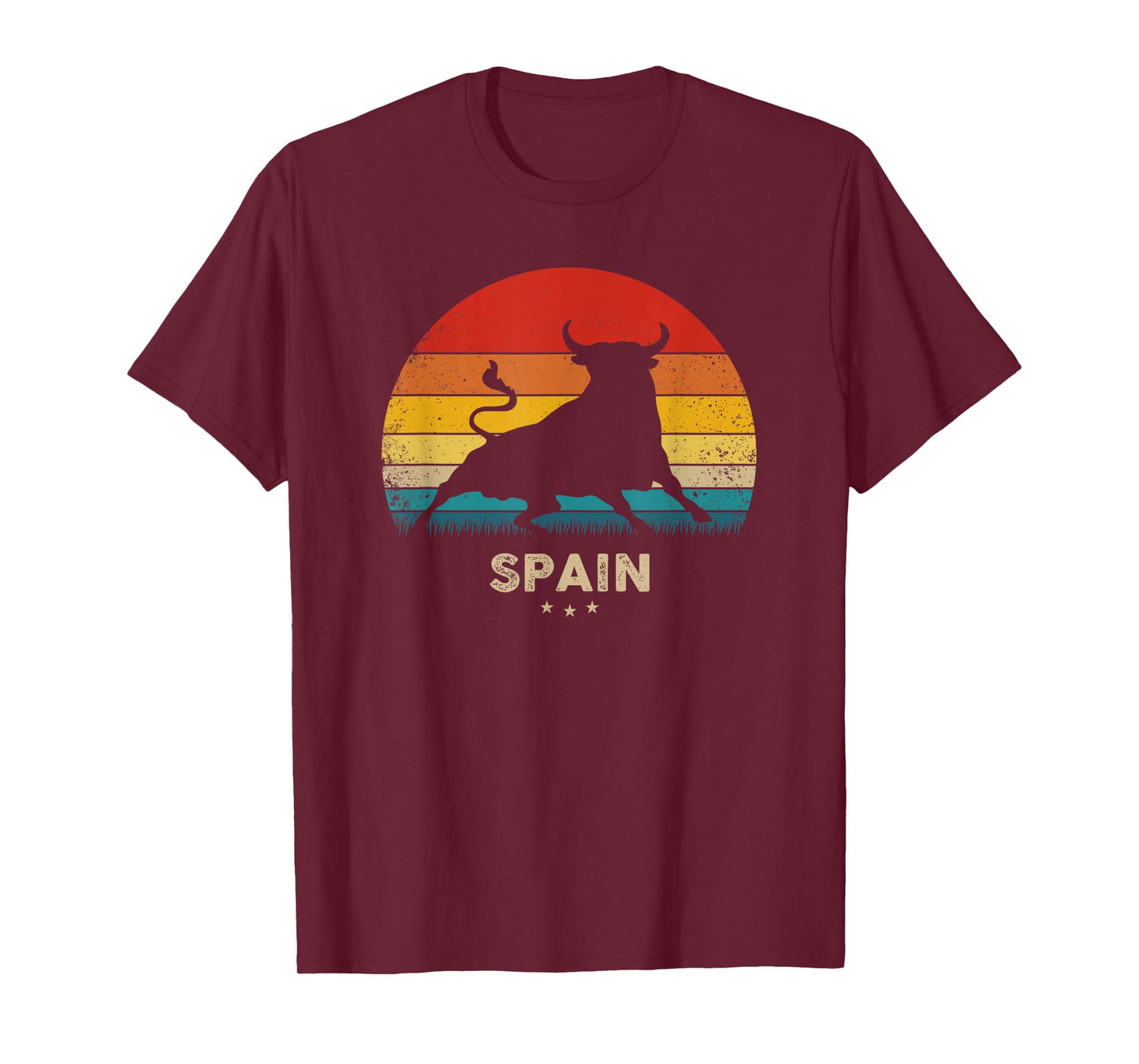 Vintage Bull Silhouette - Spain T-Shirt