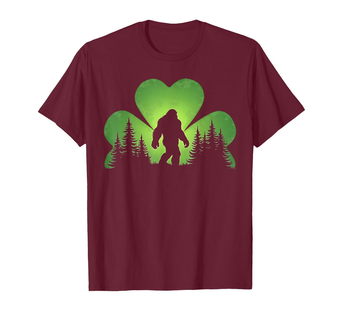 St Patricks Day Bigfoot Sasquatch Shirt Saint Paddys Irish T-Shirt