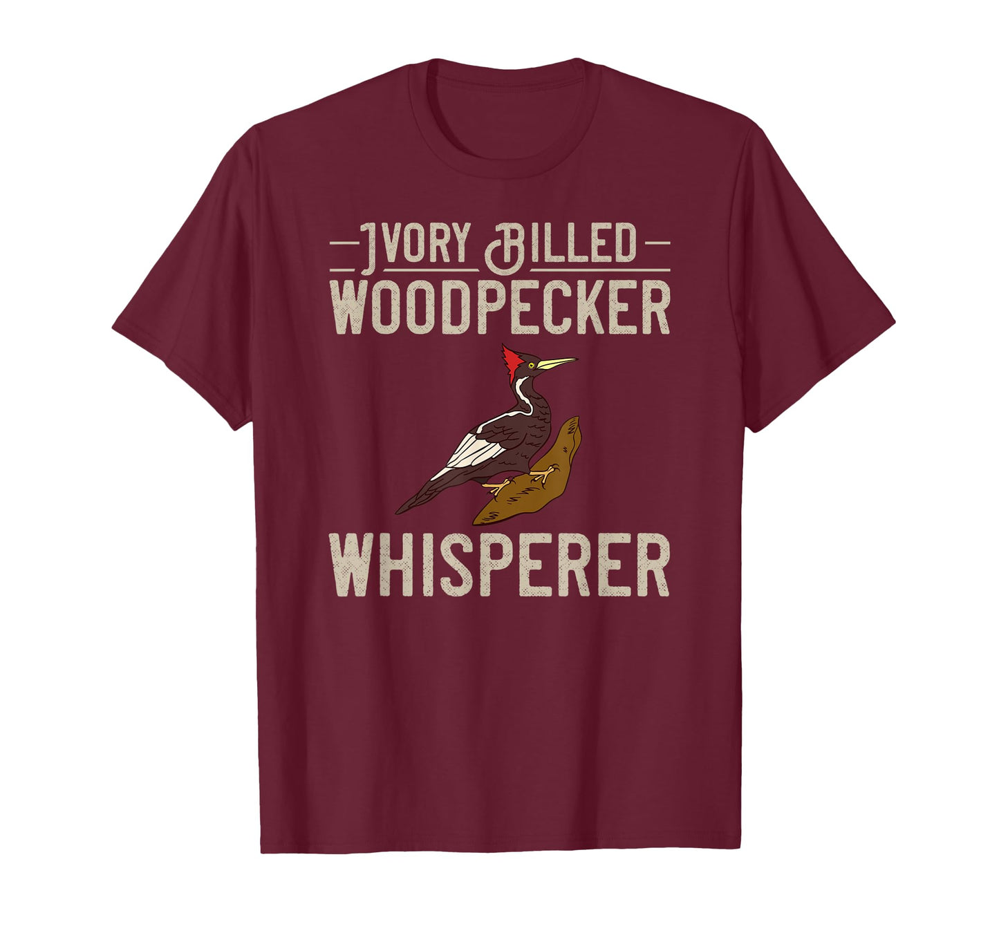 Ivory Billed Woodpecker Bird Feeder House Birdwatching T-Shirt