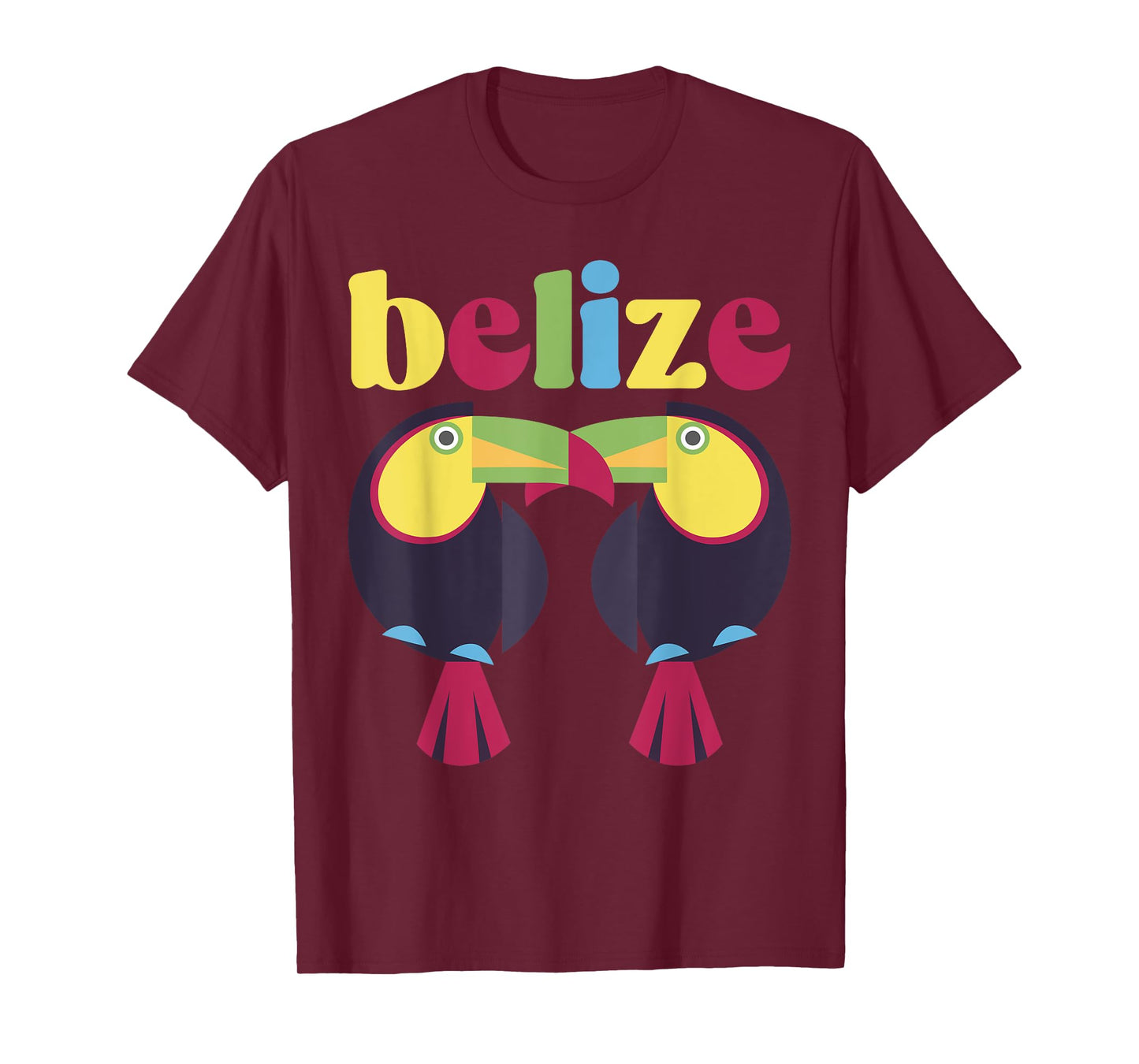 Belize Souvenir Toucan Tropical Birds T-Shirt