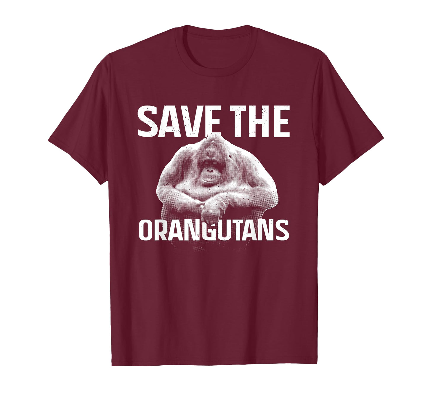 Funny Orangutan Art For Men Women Orangutan Great Ape Lover T-Shirt