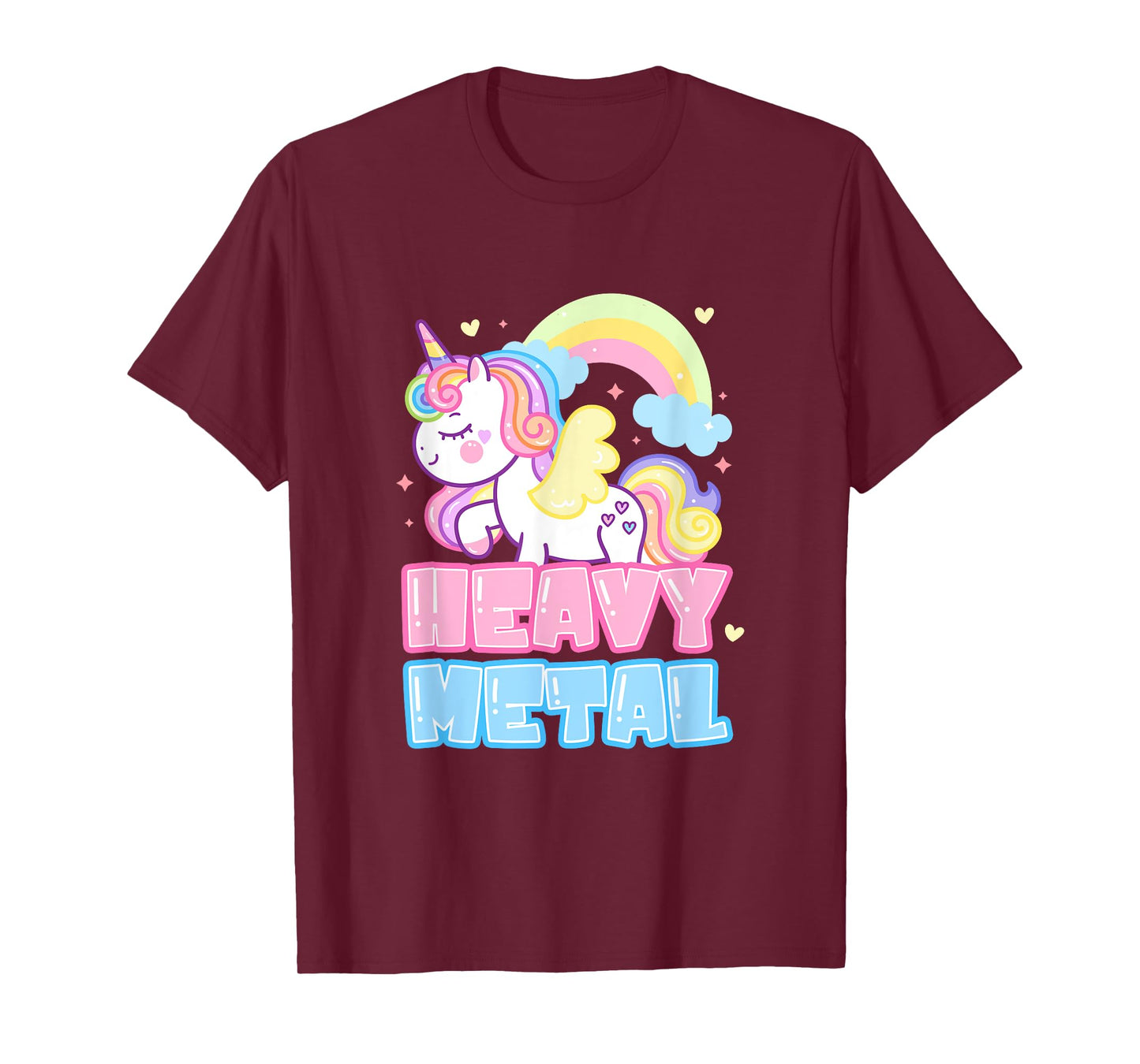 Heavy Metal Unicorn Death Metal Rock Music Punk T-Shirt