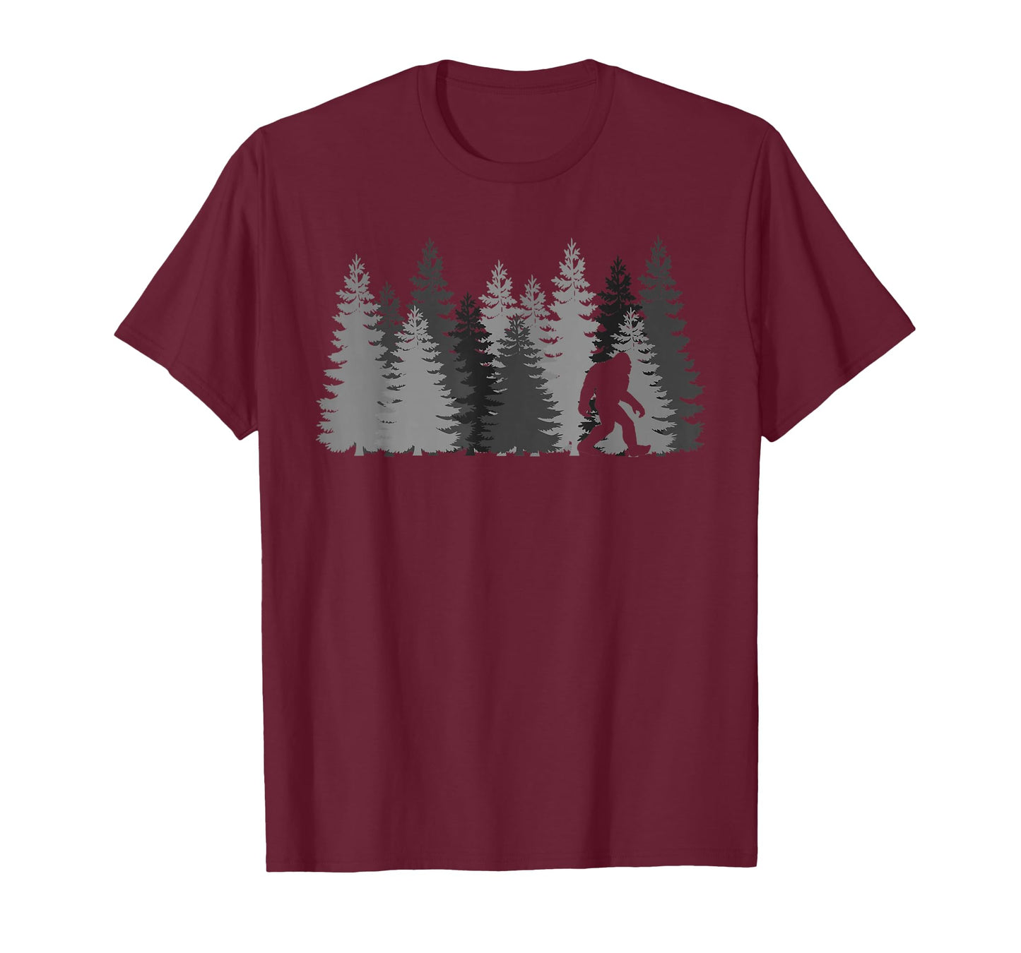 Bigfoot in the Forest Sasquatch Yeti T-Shirt