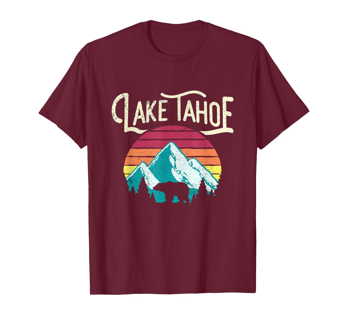 Vintage Lake Tahoe Mountain Retro T-Shirt T-Shirt