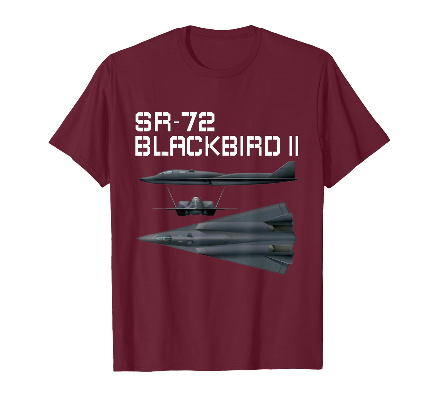 Fun American Military Aviation SR-72 Blackbird II In Action. T-Shirt