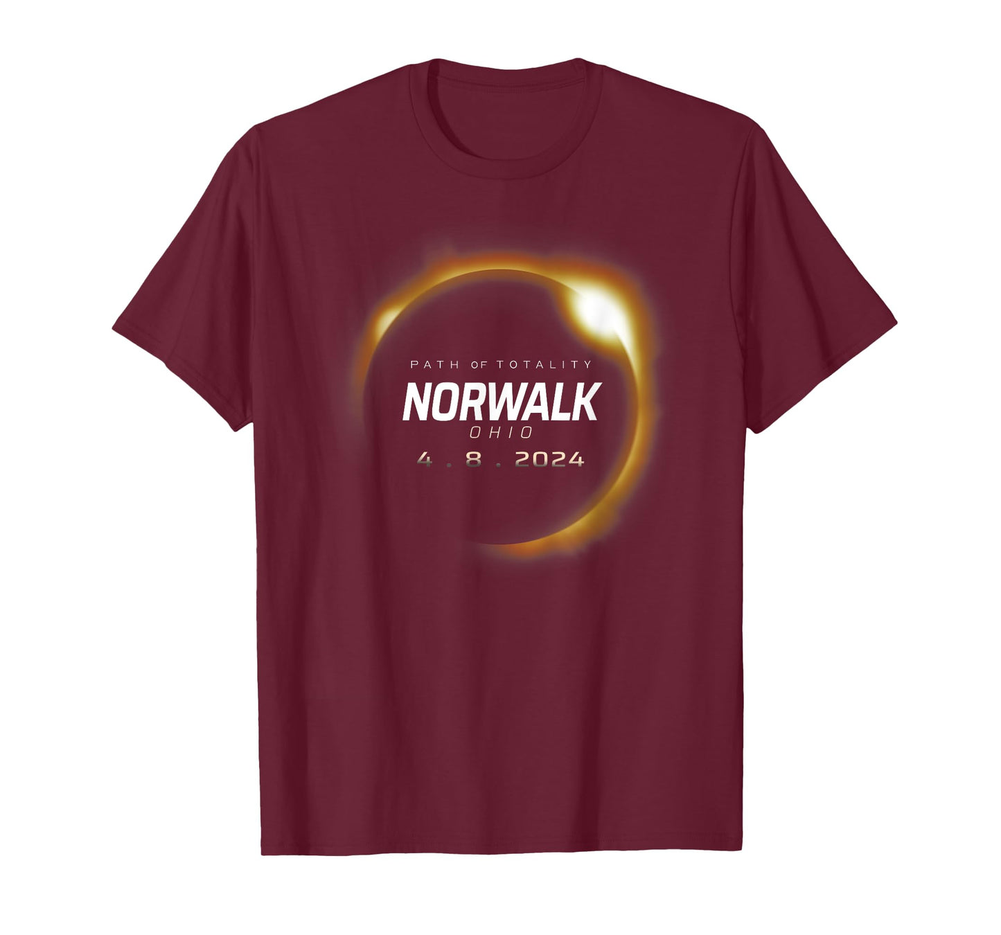 Total Solar Eclipse 2024 Norwalk Ohio April 8 2024 T-Shirt