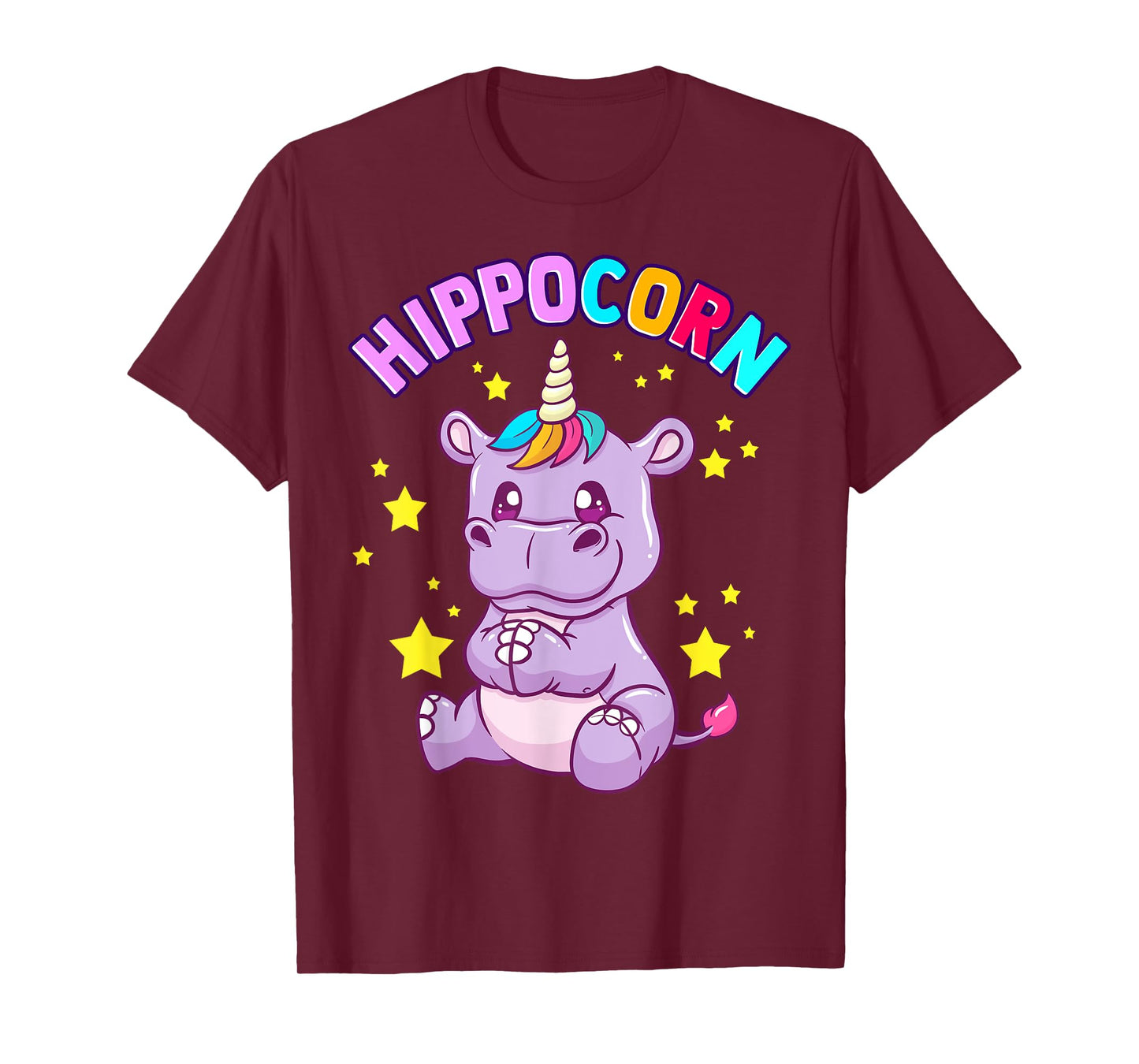 Hippocorn Hippo Unicorn Hippopotamus Magical Squad T-Shirt