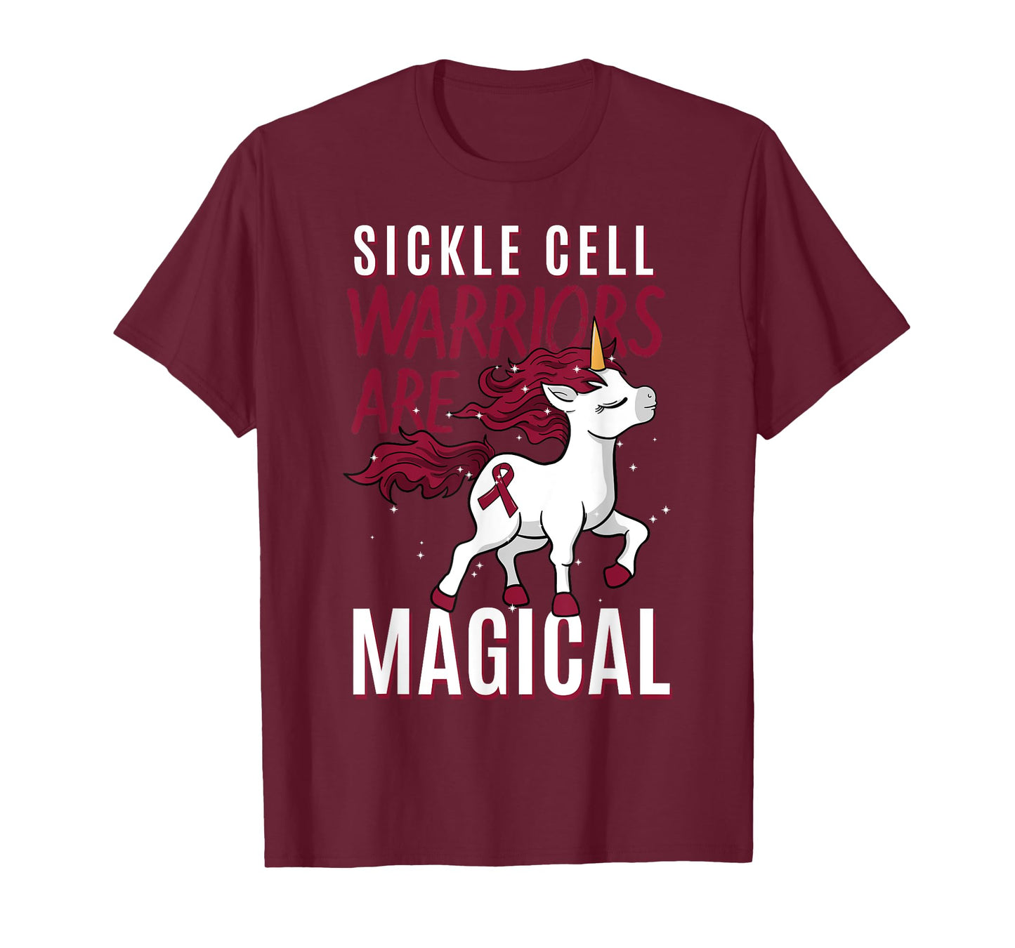 Sickle Cell Disease SCD Warrior Blood Disorder Unicorn Lover T-Shirt