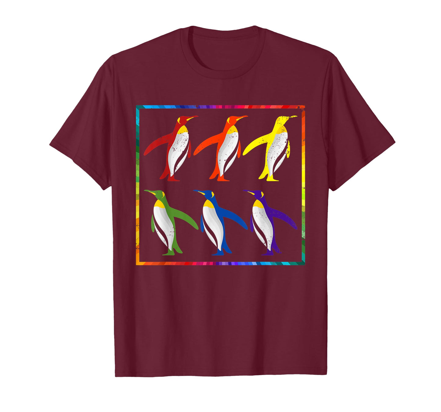 LGBT Flag Rainbow Penguin Gift Pride LGBT T-Shirt