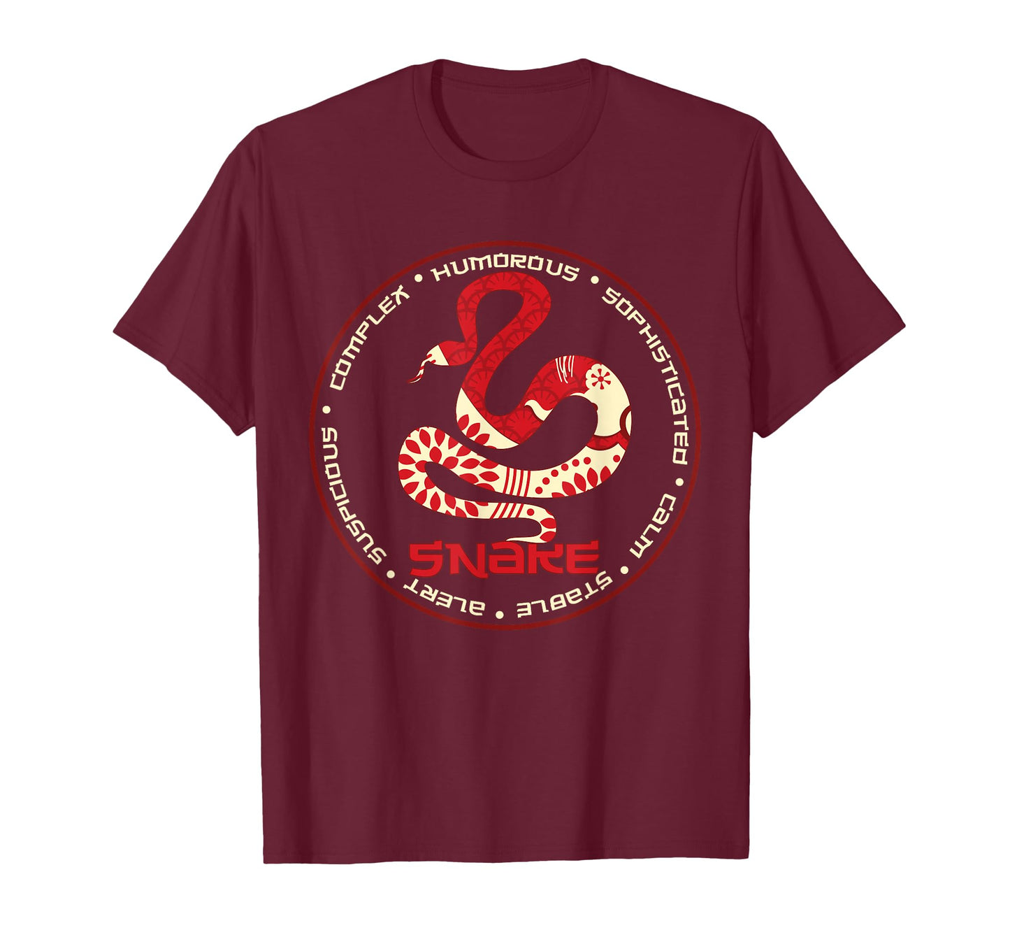 Chinese Zodiac Year of the Snake Astrology Horoscope T-Shirt