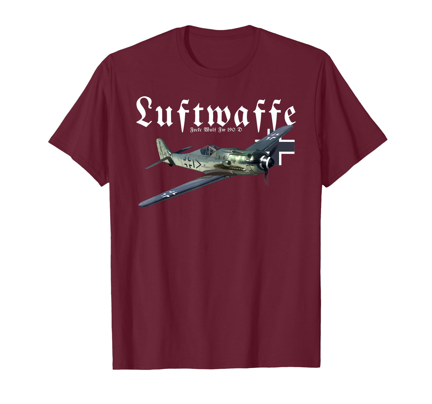 German Warbird I Focke-Wulf FW 190 I WW2 Airplanes T-Shirt