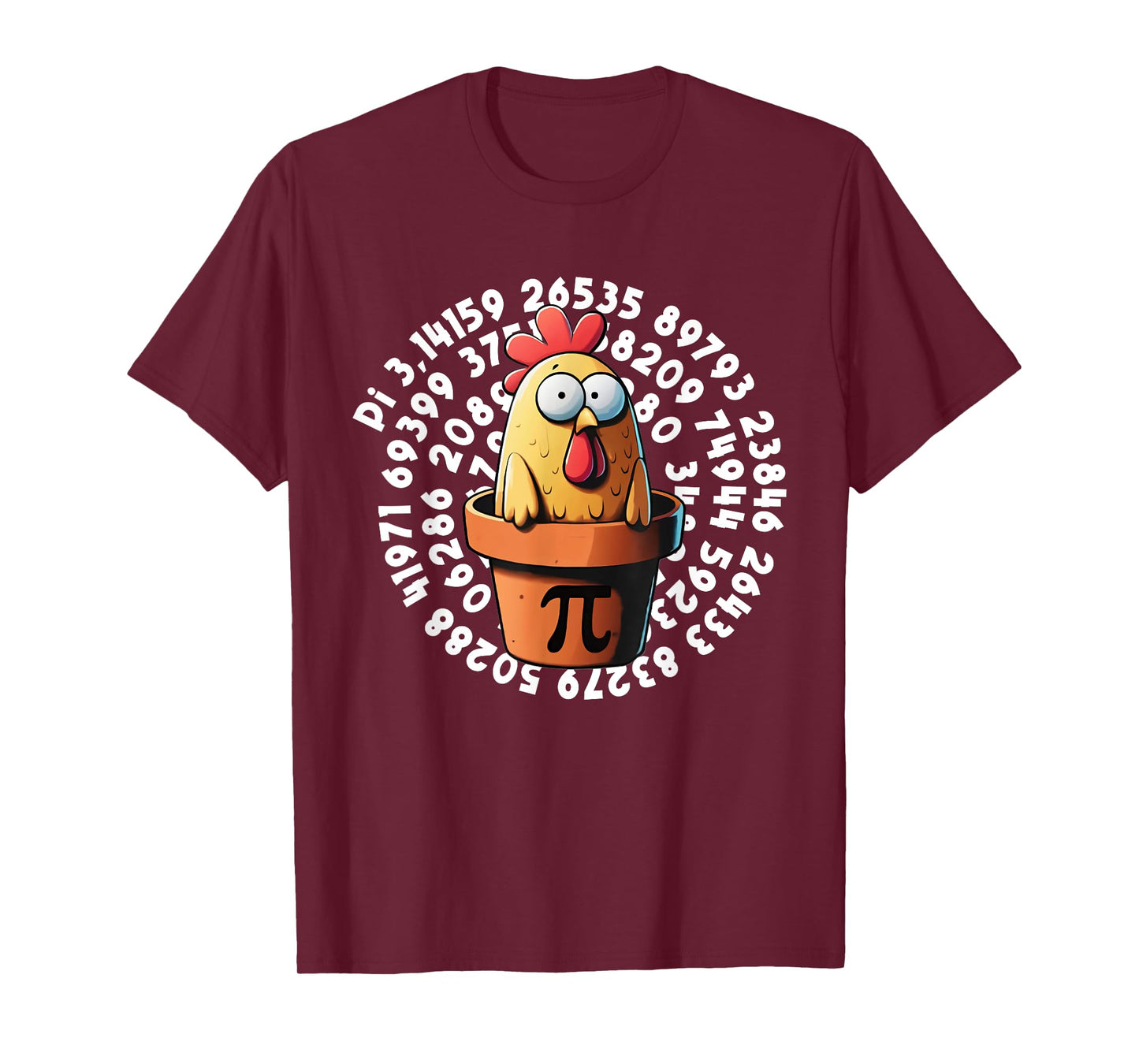 Chicken Pot Pi Shirt Funny Math Pun Pi Day 3.14 T-Shirt