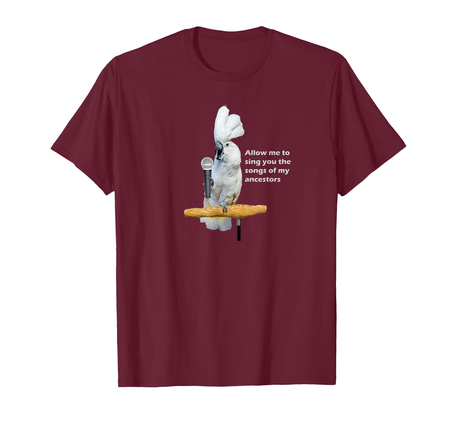 Singing Umbrella Cockatoo T-Shirt